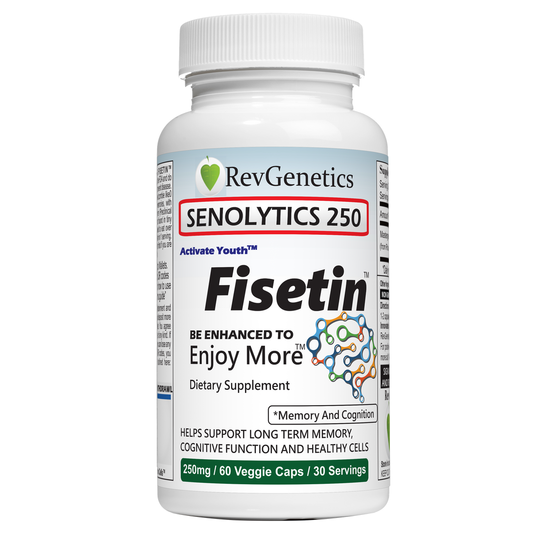 SENOLYTICS 250: Fisetin Supplement 250mg Mind & Lifespan Fisetin